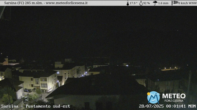time-lapse frame, Sarsina webcam