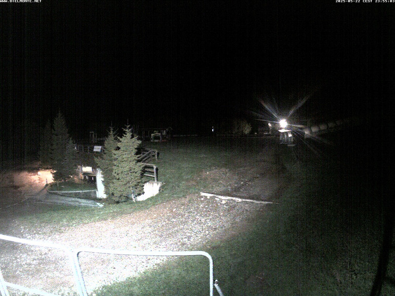 time-lapse frame, Bielmonte piste versante sud webcam