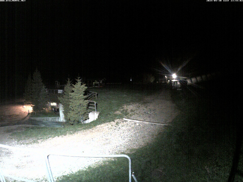 time-lapse frame, Bielmonte piste versante sud webcam
