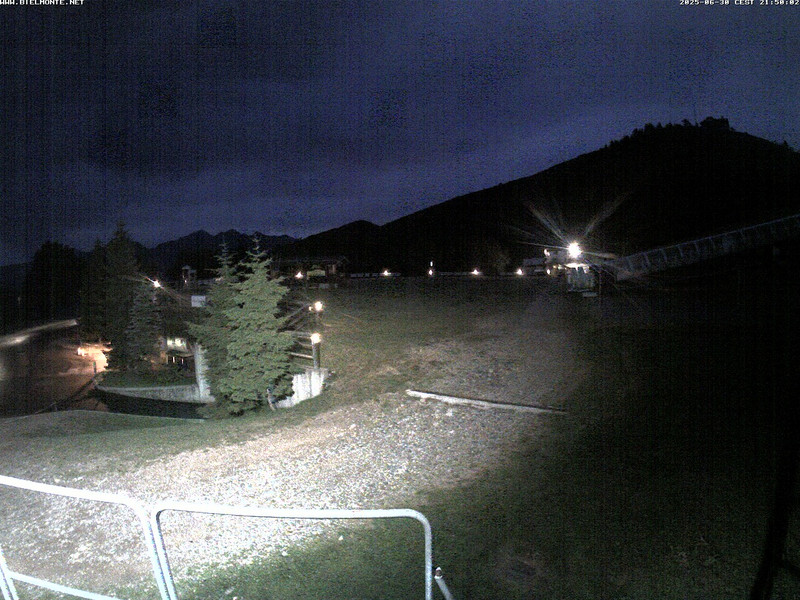 time-lapse frame, Bielmonte piste versante sud webcam