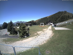 view from Bielmonte piste versante sud on 2025-07-09