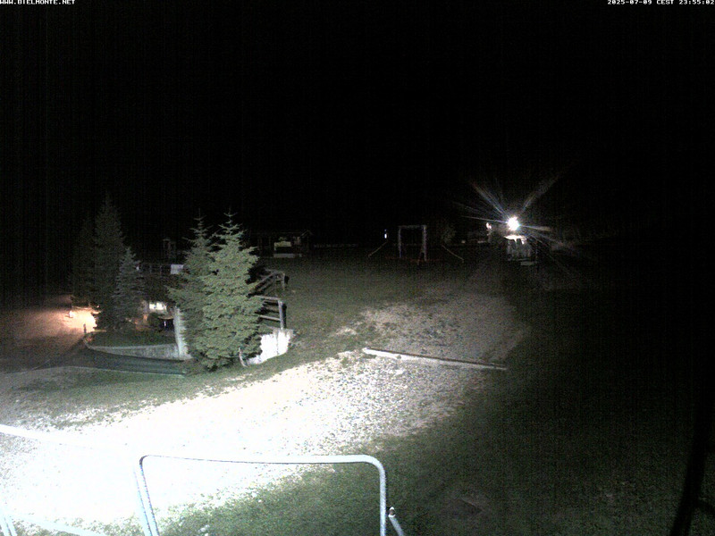 time-lapse frame, Bielmonte piste versante sud webcam