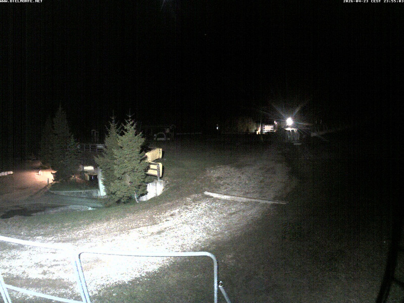 time-lapse frame, Bielmonte piste versante sud webcam