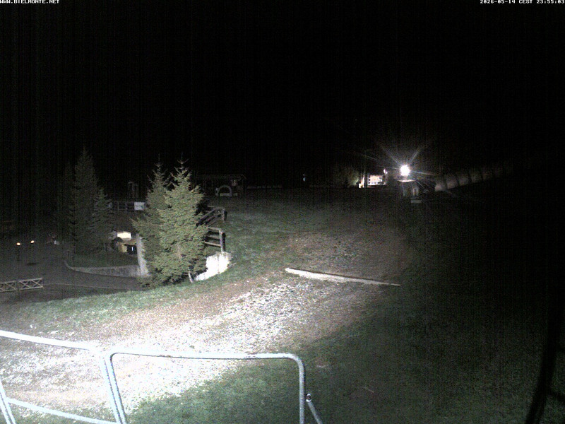 time-lapse frame, Bielmonte piste versante sud webcam