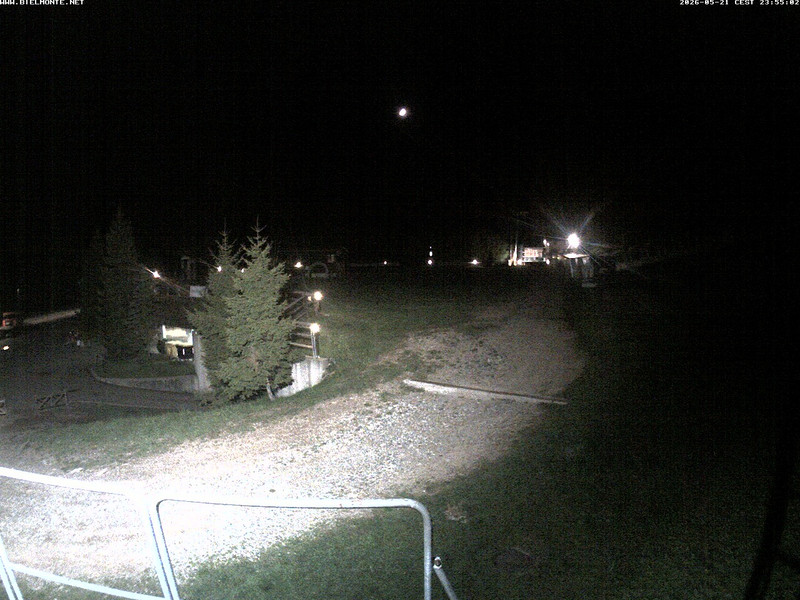 time-lapse frame, Bielmonte piste versante sud webcam