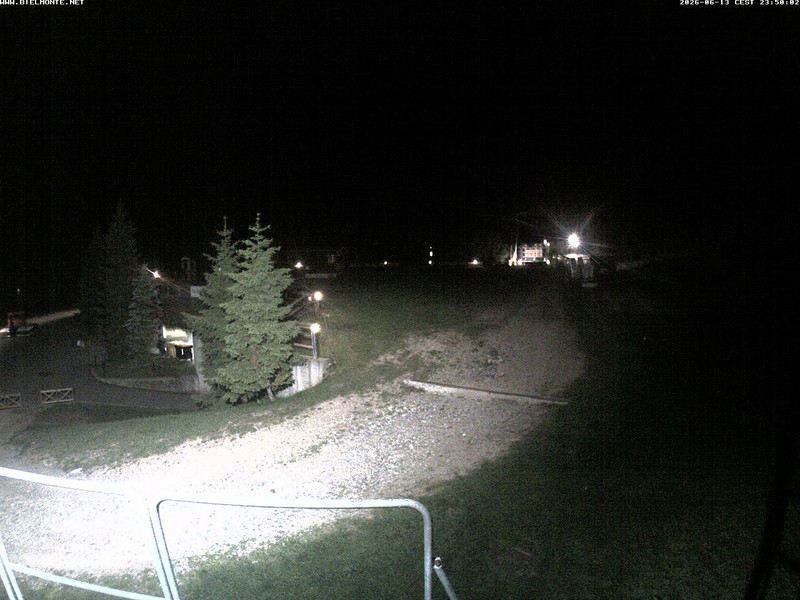 time-lapse frame, Bielmonte piste versante sud webcam