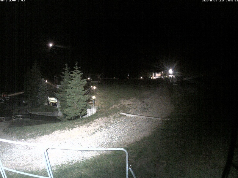 time-lapse frame, Bielmonte piste versante sud webcam