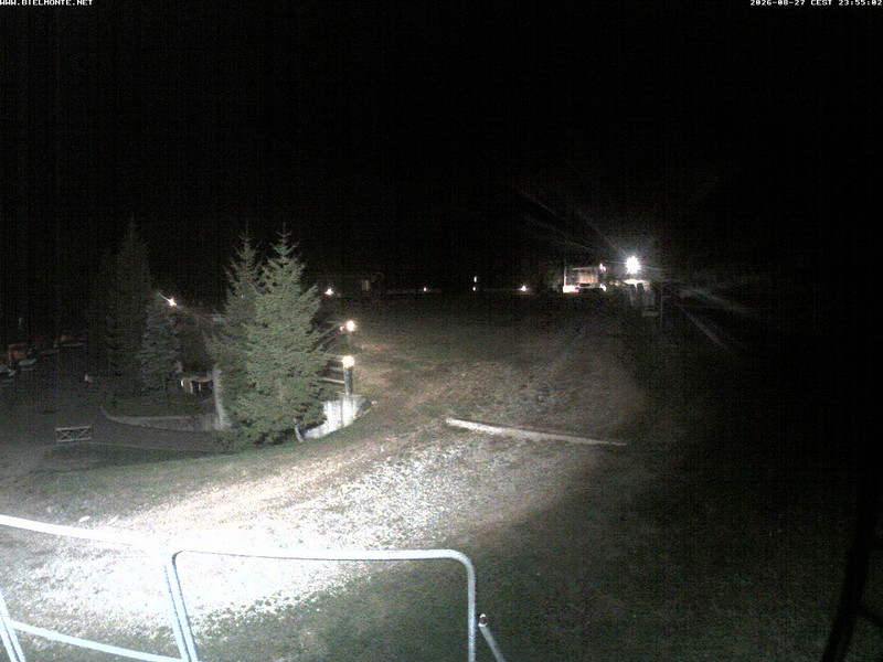 time-lapse frame, Bielmonte piste versante sud webcam