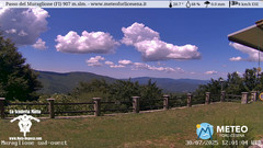 view from Passo del Muraglione on 2025-07-30