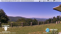 view from Passo del Muraglione on 2025-08-01