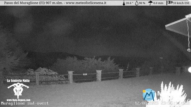 time-lapse frame, Passo del Muraglione webcam