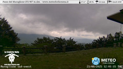 view from Passo del Muraglione on 2025-08-21