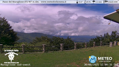 view from Passo del Muraglione on 2025-08-30