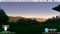 view from Passo del Muraglione on 2025-08-31