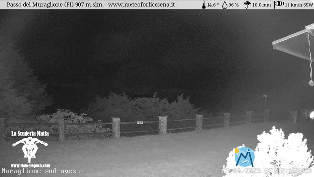 time-lapse frame, Passo del Muraglione webcam
