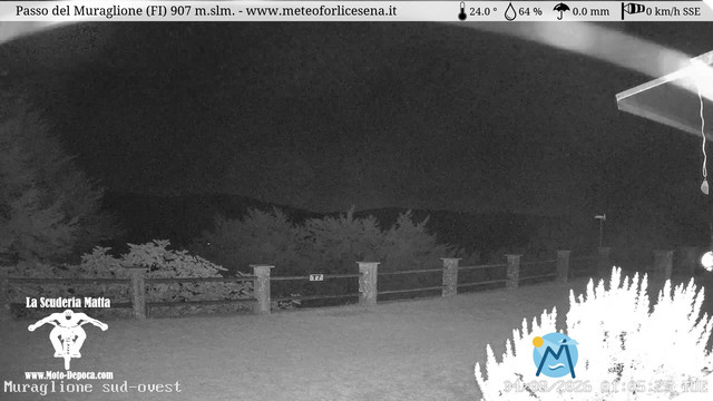 time-lapse frame, Passo del Muraglione webcam
