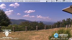 view from Passo del Muraglione on 2026-08-08