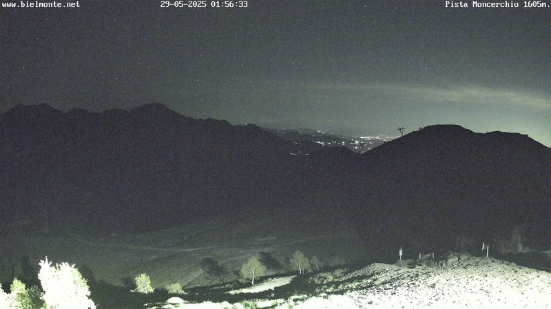time-lapse frame, Bielmonte Monte Marca est webcam