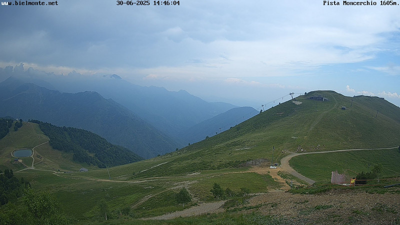 time-lapse frame, Bielmonte Monte Marca est webcam