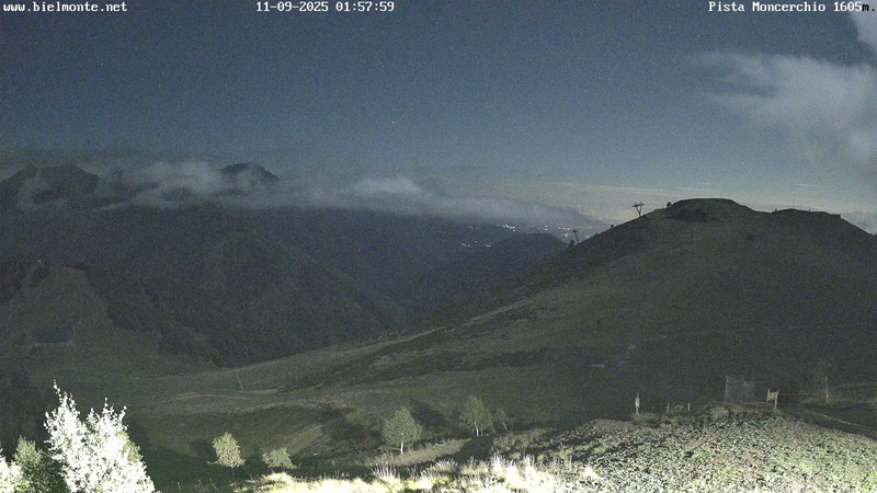 time-lapse frame, Bielmonte Monte Marca est webcam