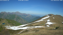 view from Bielmonte Monte Marca est on 2026-04-24