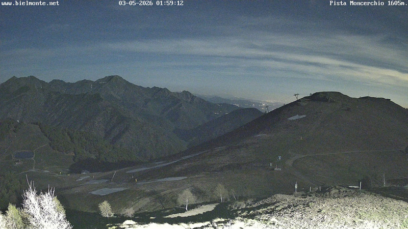 time-lapse frame, Bielmonte Monte Marca est webcam