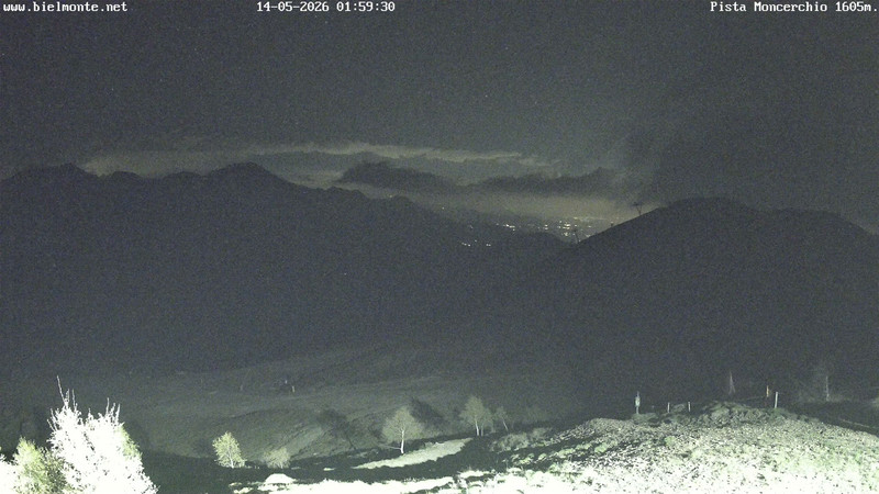 time-lapse frame, Bielmonte Monte Marca est webcam