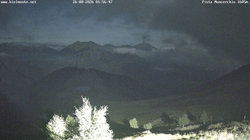 time-lapse frame, Bielmonte Monte Marca est webcam