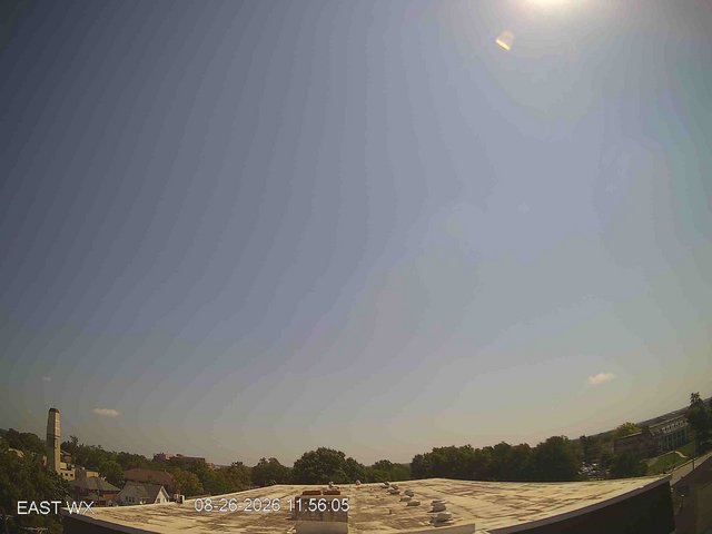 view from University Place Apartments - East Weather on 2026-08-26