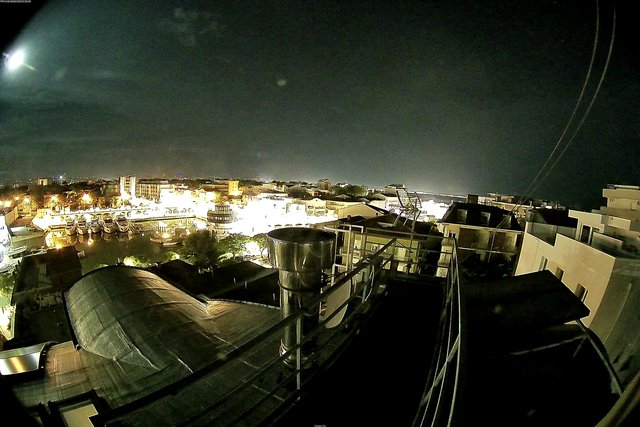 time-lapse frame, Oss. Met. di Gabicce Mare Puntamento Est webcam