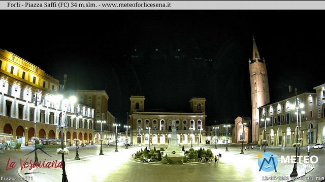 time-lapse frame, Forlì - Piazza Saffi webcam