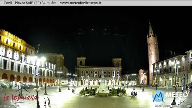 time-lapse frame, Forlì - Piazza Saffi webcam