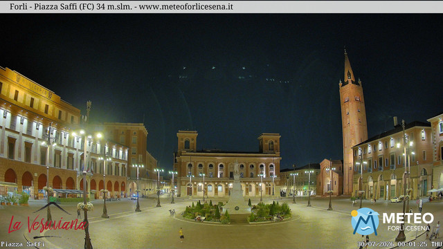 time-lapse frame, Forlì - Piazza Saffi webcam