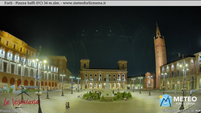 time-lapse frame, Forlì - Piazza Saffi webcam
