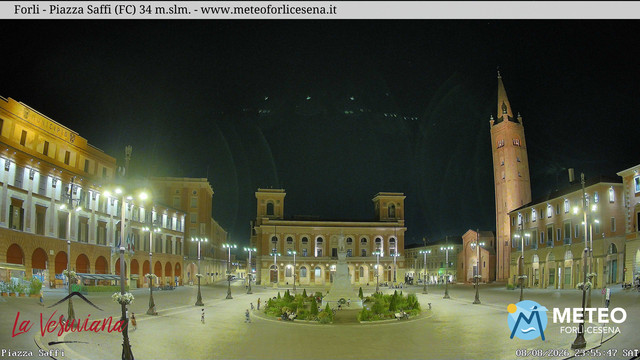 time-lapse frame, Forlì - Piazza Saffi webcam