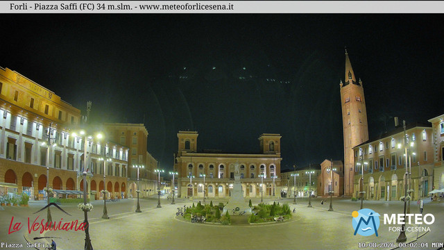 time-lapse frame, Forlì - Piazza Saffi webcam