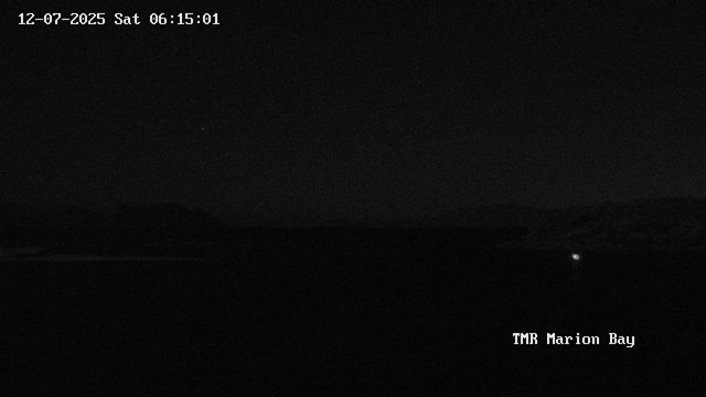 time-lapse frame, TMR - Marion Bay webcam