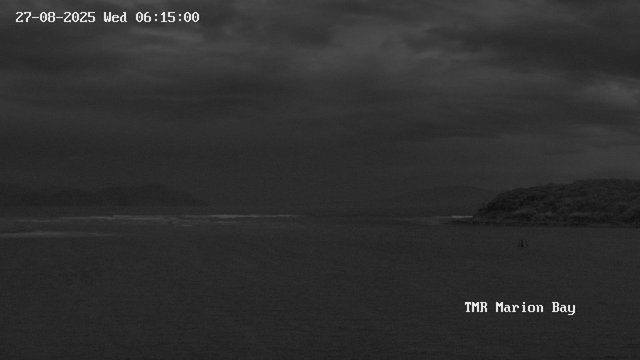 time-lapse frame, TMR - Marion Bay webcam