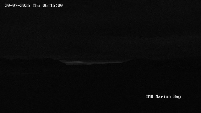 time-lapse frame, TMR - Marion Bay webcam