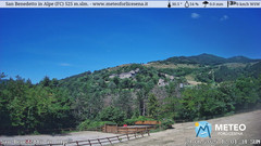 view from San Benedetto in Alpe on 2025-06-29