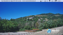 view from San Benedetto in Alpe on 2025-07-23