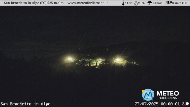 time-lapse frame, San Benedetto in Alpe webcam