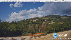 view from San Benedetto in Alpe on 2025-08-18