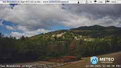 view from San Benedetto in Alpe on 2025-08-22