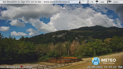 view from San Benedetto in Alpe on 2025-08-26