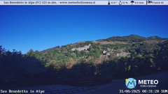 view from San Benedetto in Alpe on 2025-08-31