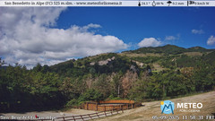 view from San Benedetto in Alpe on 2025-09-05