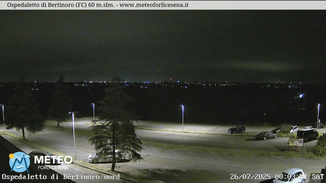 time-lapse frame, Ospedaletto di Bertinoro webcam
