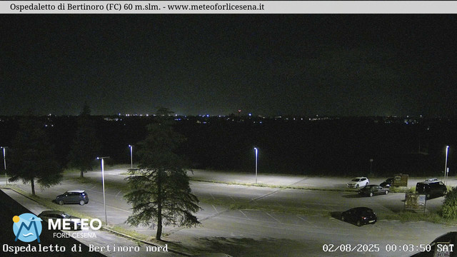 time-lapse frame, Ospedaletto di Bertinoro webcam