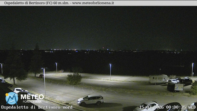 time-lapse frame, Ospedaletto di Bertinoro webcam